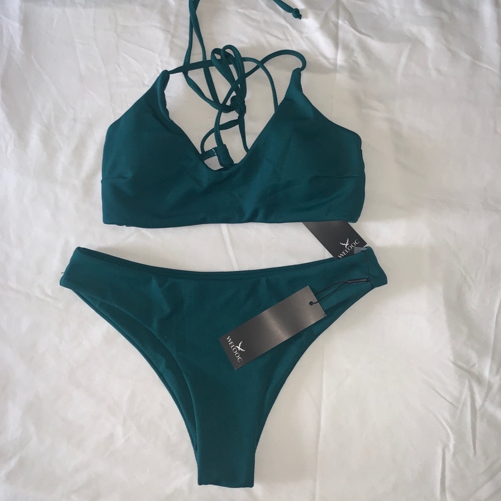 Emerald green bikini size M